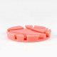 PROP coaster, coral silicon 2pcs