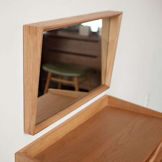 Solid Oak Wall Mirror Solid Oak Wall Mirror