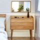 Solid Oak Wall Mirror Solid Oak Wall Mirror