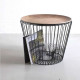 Coffee table magazine rack, D50, White with Walnut Tray Coffee table magazine rack, D50, White with Walnut Tray
