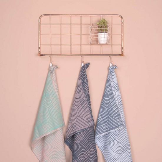 [SALE] Kitchen Rack Set Open Grid - Gold [Last One]