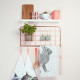 Kitchen rack set Open Grid Copper plated [Display] 
