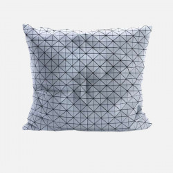 Geo origami pillow-M B&W [DISPLAY Left]