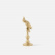 Statue Cockatoo Polyresin Gold Small Statue Cockatoo Polyresin Gold Small
