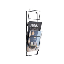 Magazine Rack Steel Wire Gold Plated [DISPLAY Left]