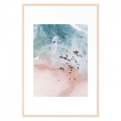 Sea Bliss, Large, Ash Wood Framed 