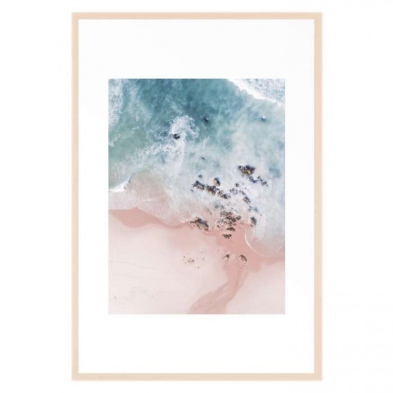 Sea Bliss, Large, Ash Wood Framed Sea Bliss, Large, Ash Wood Framed