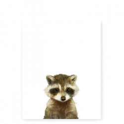 Little Raccoon art print - Small