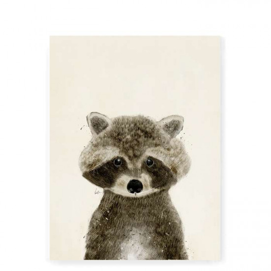 Little Raccoon art print - Small