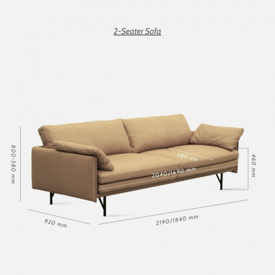 HARLEY Full Aniline Leather Sofa HARLEY Full Aniline Leather Sofa