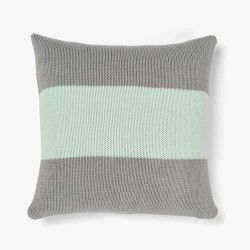 Big Stripe Cushion － Pastel Mint