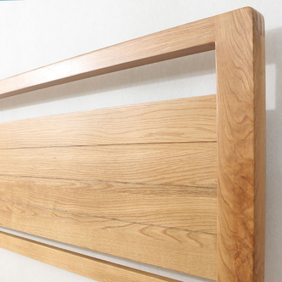 Double Dip Bed, Oak Double Dip Bed, Oak