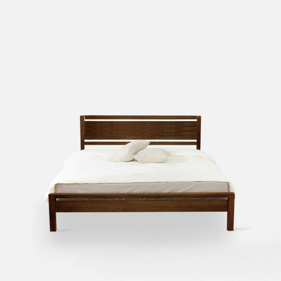 Double Dip Bed, Walnut Double Dip Bed, Walnut