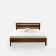 Double Dip Bed, Walnut Double Dip Bed, Walnut