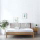 Double Dip Bed - With Cushion, Walnut Double Dip Bed - With Cushion, Walnut