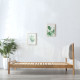 Double Dip Bed - With Cushion, Walnut Double Dip Bed - With Cushion, Walnut