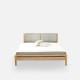 Double Dip Bed - With Cushion, Oak Double Dip Bed - With Cushion, Oak