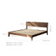 [SALE] Makoto Bed L120-L180, Oak 