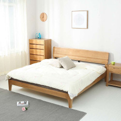 [SALE] Makoto Bed L120-L180, Oak 