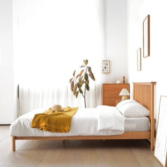Linear Bed Frame, L150/180, Oak Linear Bed Frame, L150/180, Oak
