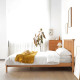 Linear Bed Frame, L150/180, Oak Linear Bed Frame, L150/180, Oak