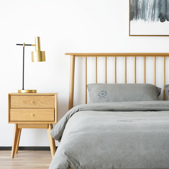Linear Bed Frame, L150/180, Oak Linear Bed Frame, L150/180, Oak