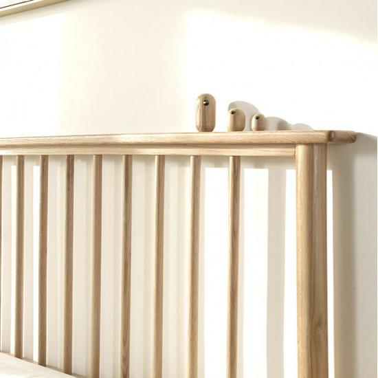 Linear Bed Frame, L150/180, Oak Linear Bed Frame, L150/180, Oak