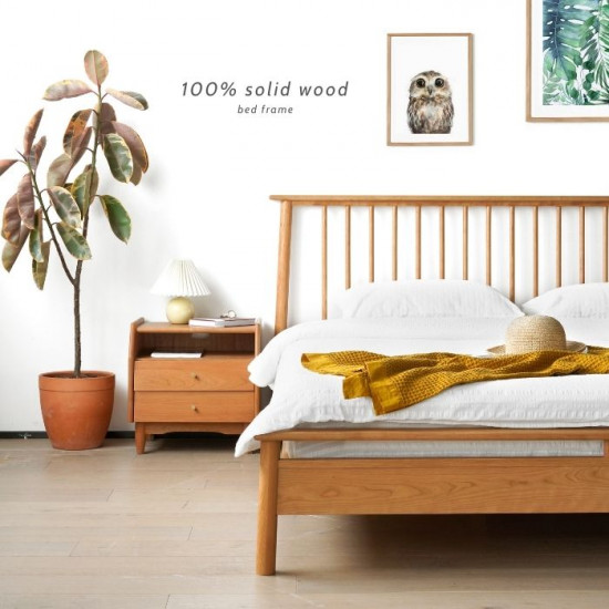 Linear Bed Frame, L150/180, Oak Linear Bed Frame, L150/180, Oak
