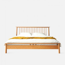 Linear Bed Frame, L150/180, Cherrywood