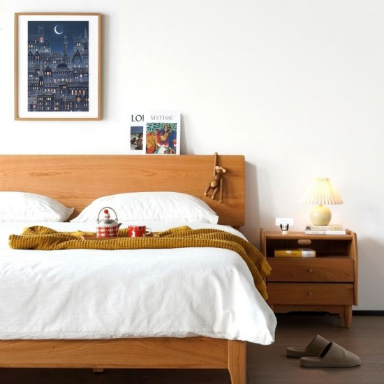 [SALE] NADINE Cherry Bed Frame I, L150 / L180