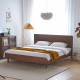 NADINE Natural Walnut Bed Frame II, L159/189 NADINE Natural Walnut Bed Frame II, L159/189