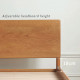 NADINE Natural Walnut Bed Frame II, L159/189 NADINE Natural Walnut Bed Frame II, L159/189