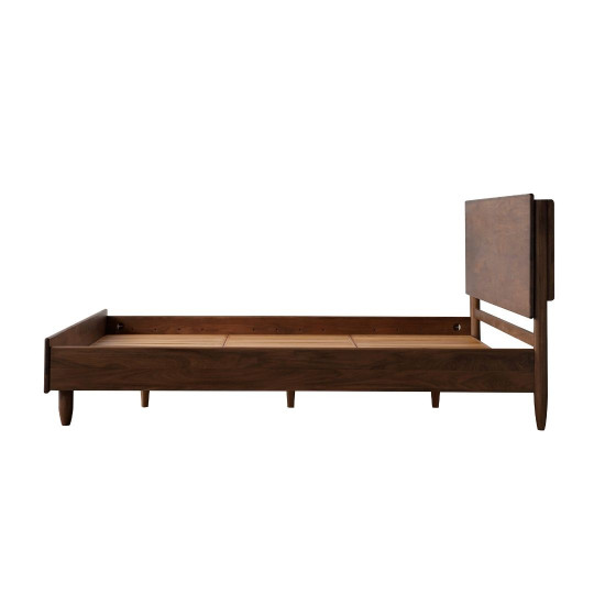 NADINE Natural Walnut Bed Frame II, L159/189 NADINE Natural Walnut Bed Frame II, L159/189