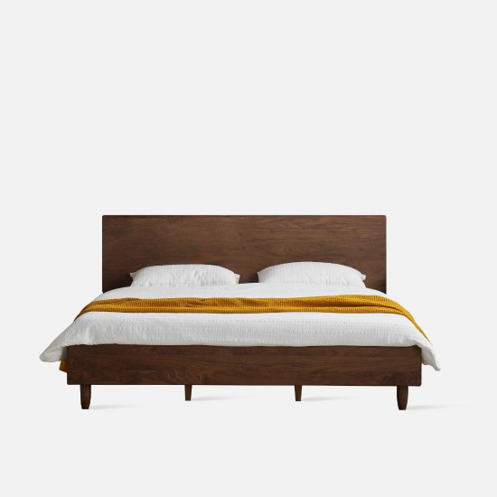 NADINE Natural Walnut Bed Frame II, L159/189 NADINE Natural Walnut Bed Frame II, L159/189
