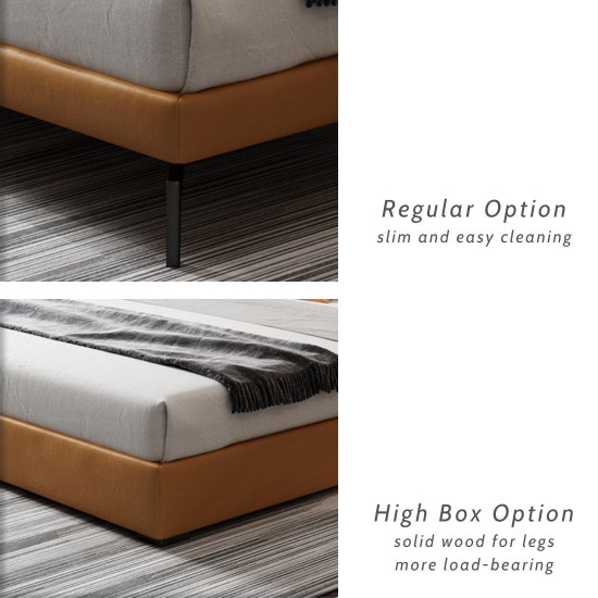 LOGAN II Leather Bed Frame [SALE]