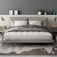 BD02701 Leather Bed Frame