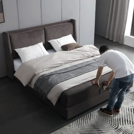 [SALE] BD02801 Leather Bed Frame