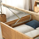DOLCH Bed Frame with Drawers, Walnut L150 / L180 DOLCH Bed Frame with Drawers, Walnut L150 / L180