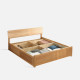 DOLCH Bed Frame with Drawers, Walnut L150 / L180