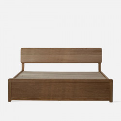 DOLCH Bed Frame with Drawers, Walnut L150 / L180