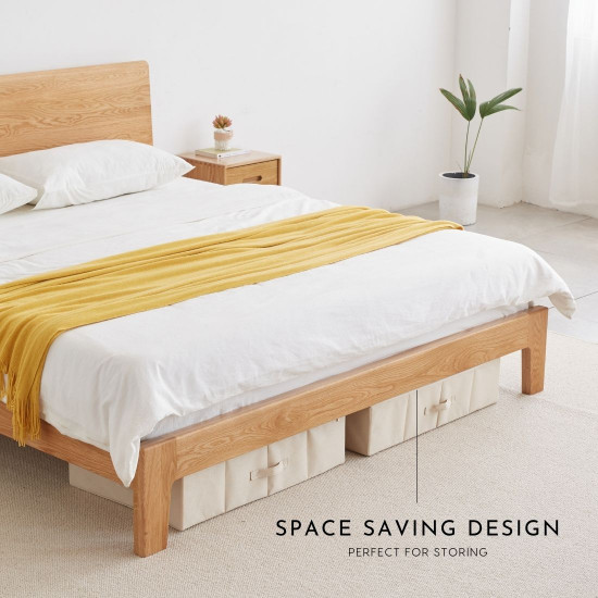 DOLCH Bed Frame L120 / L140 / L150 / L180(with socket), Natural Oak DOLCH Bed Frame L120 / L140 / L150 / L180(with socket), Natural Oak