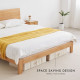 DOLCH Bed Frame L120 / L140 / L150 / L180(with socket), Natural Oak DOLCH Bed Frame L120 / L140 / L150 / L180(with socket), Natural Oak