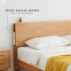 DOLCH Bed Frame L120 / L140 / L150 / L180(with socket), Natural Oak DOLCH Bed Frame L120 / L140 / L150 / L180(with socket), Natural Oak