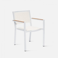 LuiLei Stackable Armchair, White