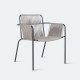 REMIX Stackable Outdoor Chair, Grey