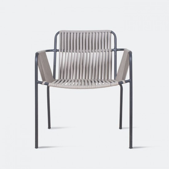 REMIX Stackable Outdoor Chair, Grey