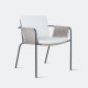 REMIX Stackable Outdoor Chair, Grey