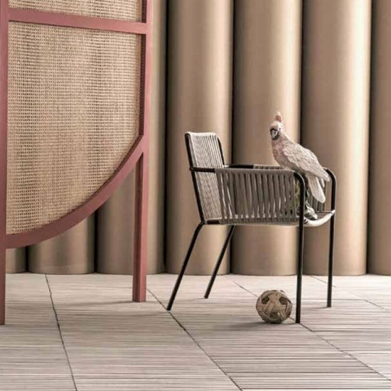 REMIX Stackable Outdoor Chair, Grey