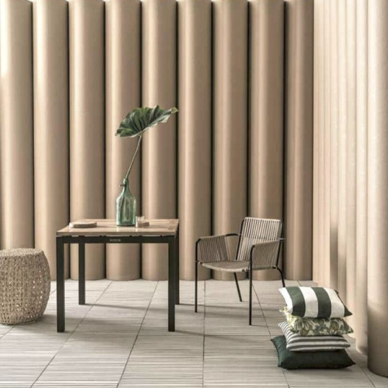 REMIX Stackable Outdoor Chair, Grey