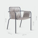 REMIX Stackable Outdoor Chair, Grey